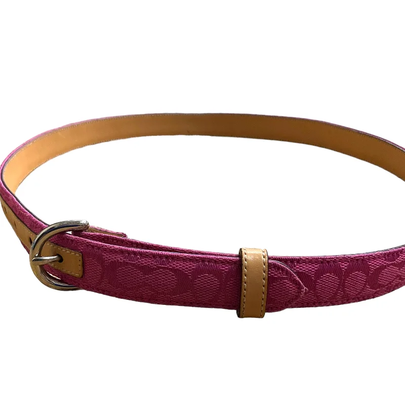 belt for casual work trousers -Belt Designer By Coach  Size: Small