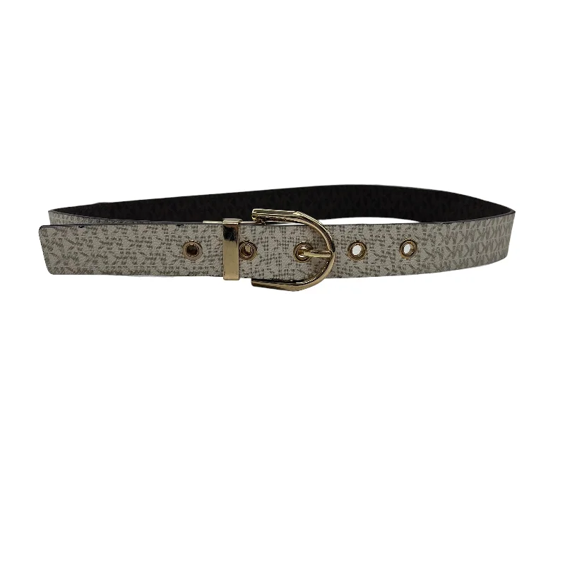 thick leather waist belt for skirts -Belt Designer By Michael Kors