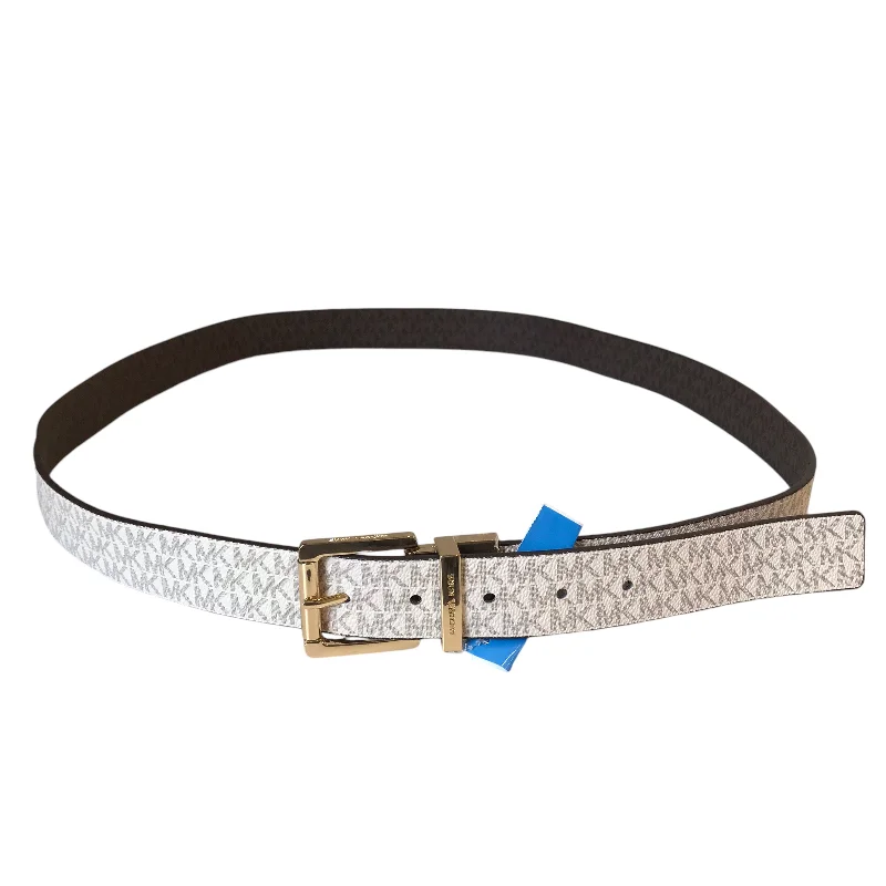 elastic waist belt for casual wear -Belt Designer By Michael Kors In Brown, Size:Xlarge