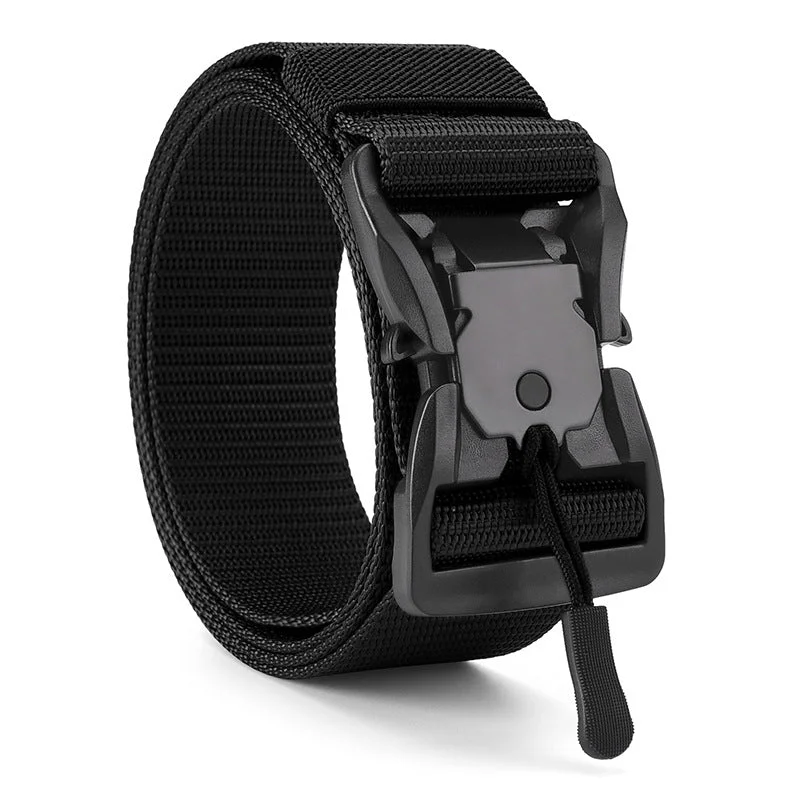 classic leather belt for men -Archon Magnetic Quick Release Stretch Belt