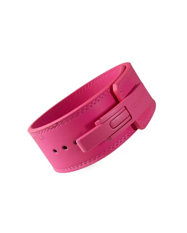 luxury belt for dress pants -Lever Belt Neon Pink