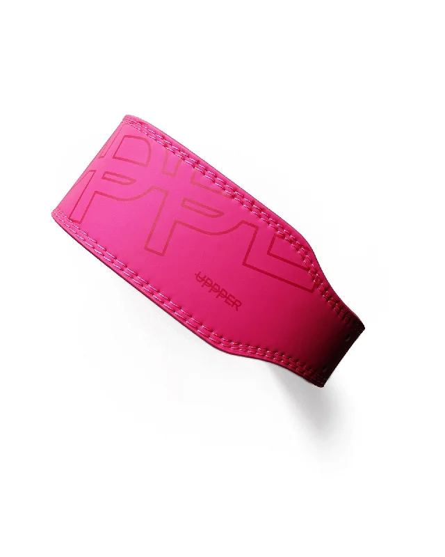 elastic waist belt for larger sizes -Lifting Belt Neon Pink