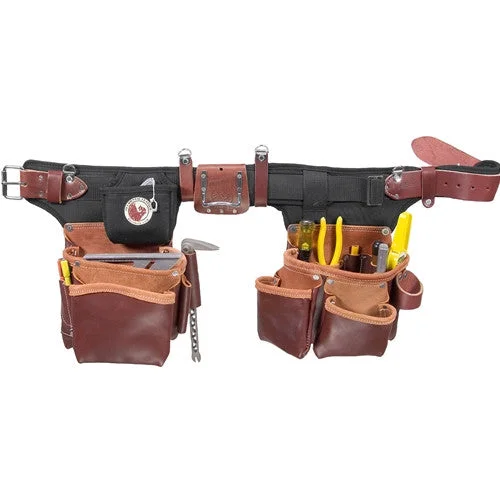 wide leather belt with intricate design -Adjust-to-Fit™ Pro Framer™ Nylon Tool Belt 9550