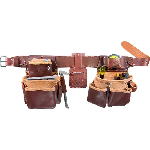 wide adjustable leather belt -Occidental Leather 5080DB Pro Framer Set with Double Outer Bag