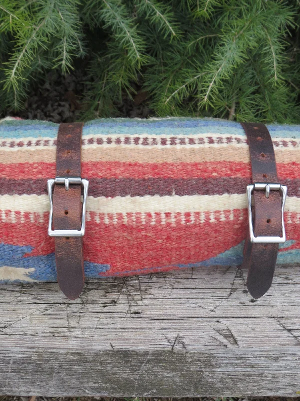 waist belt with exotic texture -Pair of 1 inch Water Buffalo leather straps, leather edc, leather blanket straps,bedroll strap,camping strap,leather strap small size