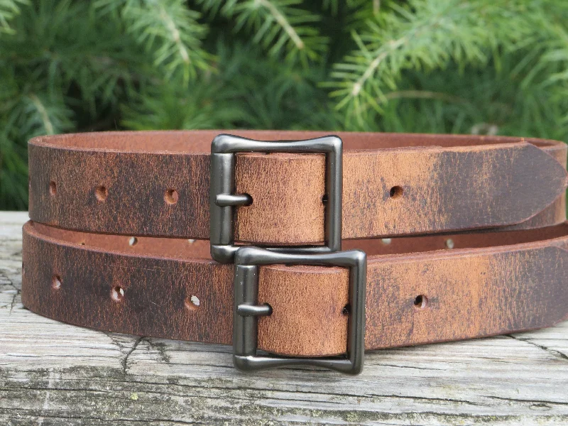 casual waist belt for dresses -Pair of 1 inch Water Buffalo leather straps, leather edc, leather blanket straps,bedroll strap,camping strap,leather strap