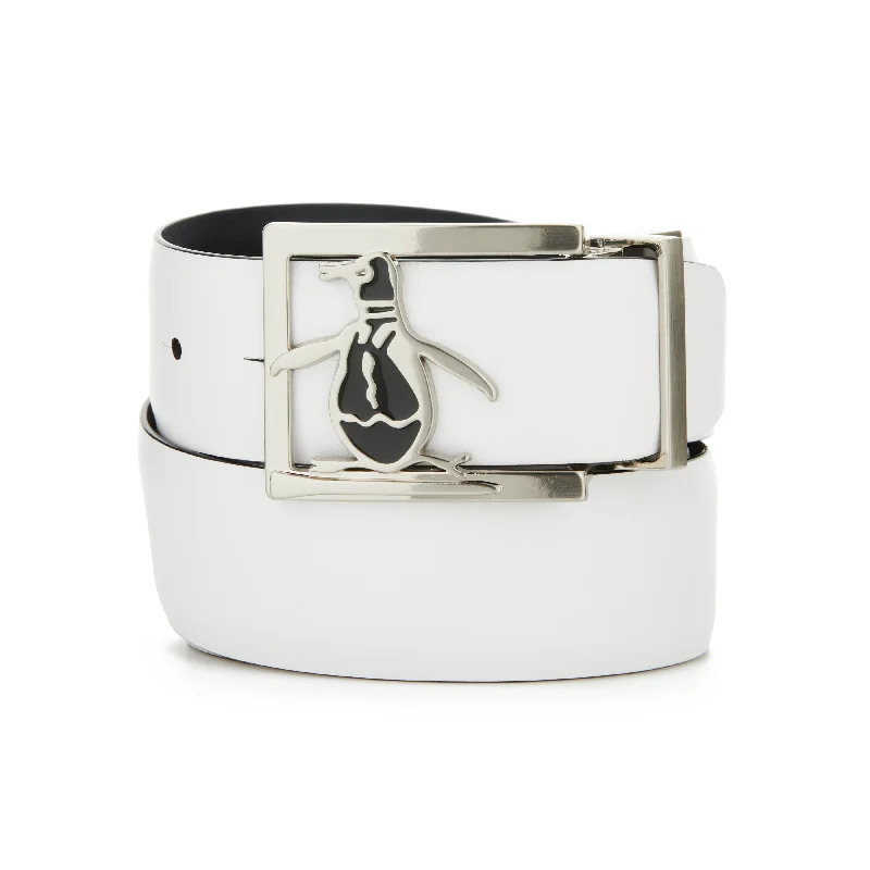 men’s casual belt with buckle -Reversible Leather Golf Belt