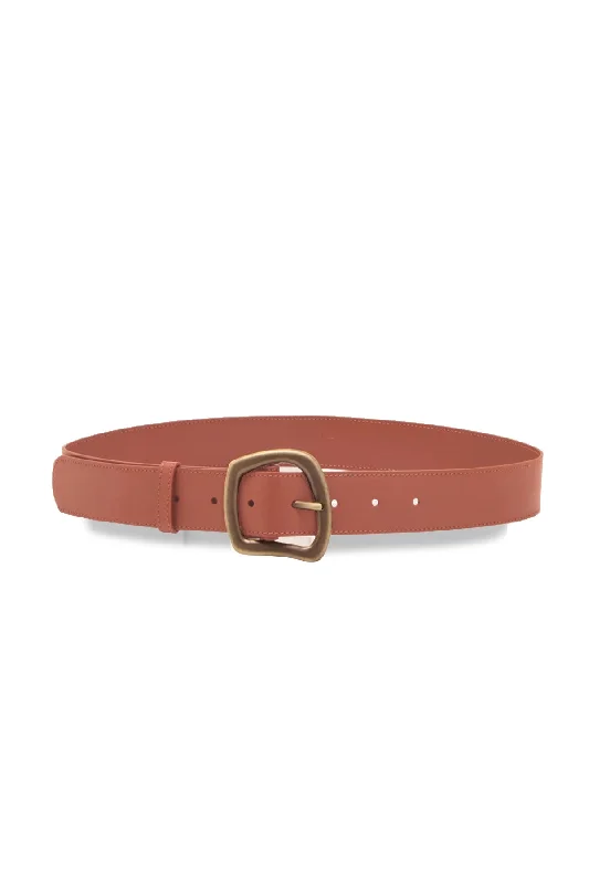 waist belt with bow detail -Simone Waist Belt in Cognac Nappa Leather