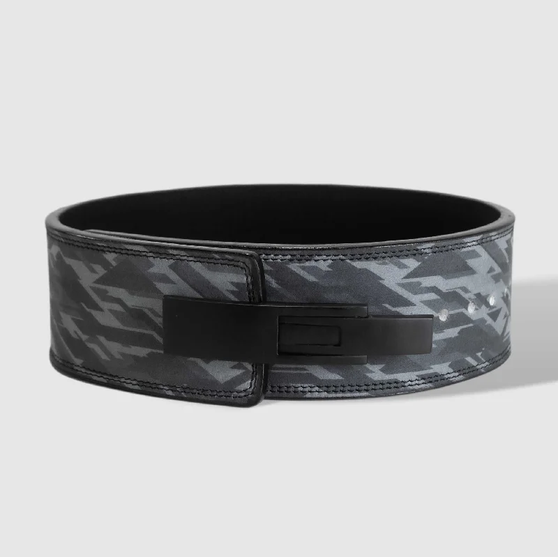 waist belt with woven design -10MM Lever Belt - Dark Camo - IPF Approved