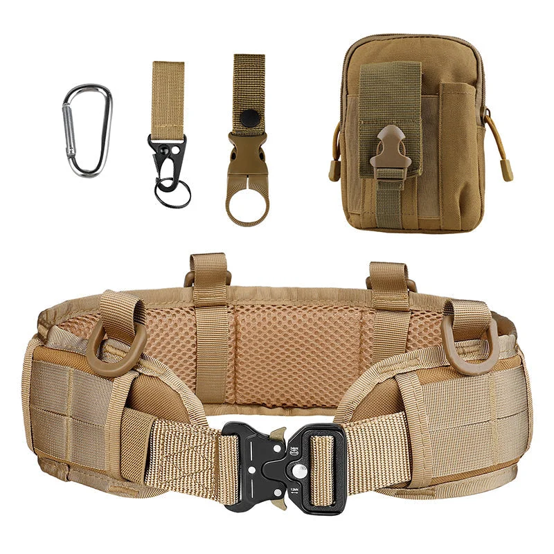 leather belt with simple buckle -TWS Functional Quick Release Duty Belt Set