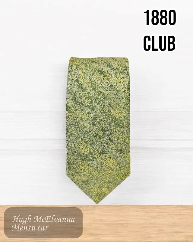 high-quality silk necktie sets-1880 Club Boys Green Tie NY4984-32