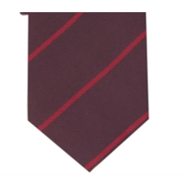 trendy office necktie patterns-Alfani Men's Hadley Stripe Tie Red Size Regular