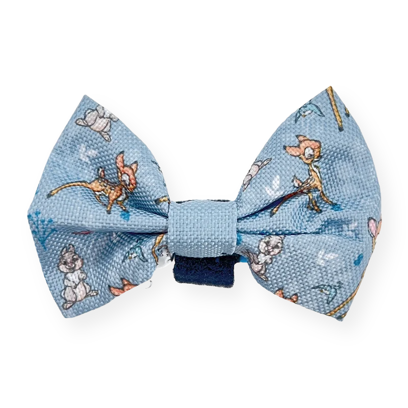 formal event necktie styles-Disney© Bow Tie - Bambi + Friends Blue