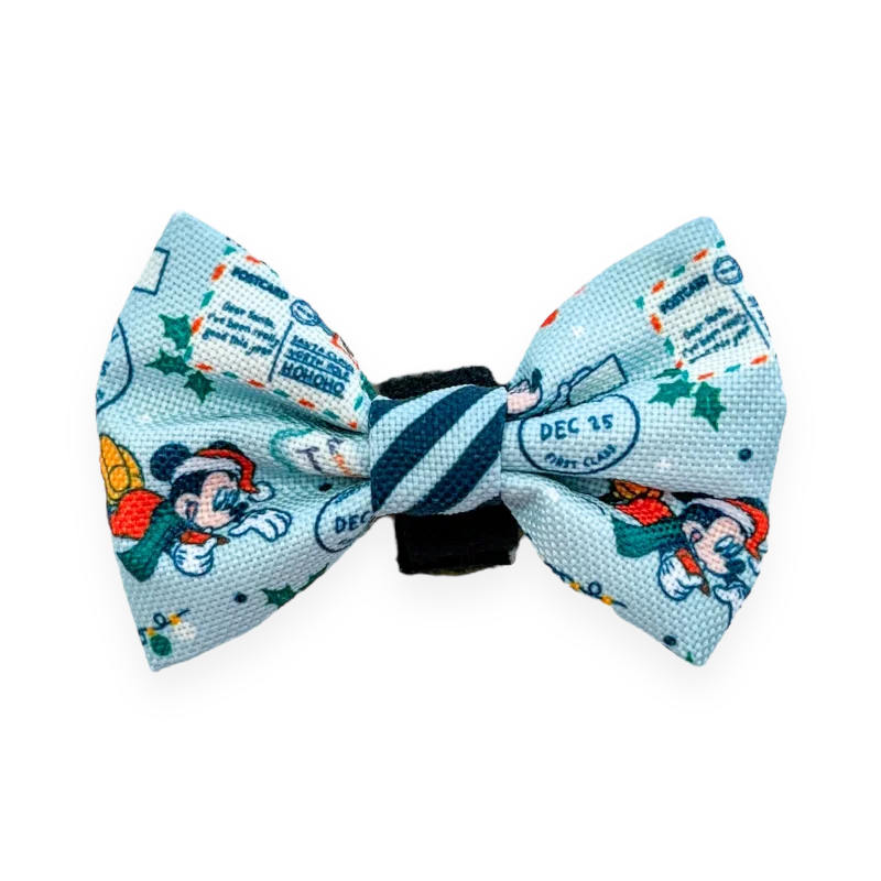 classic necktie sets for men-Disney© Bow Tie - Santas Mickey Mail