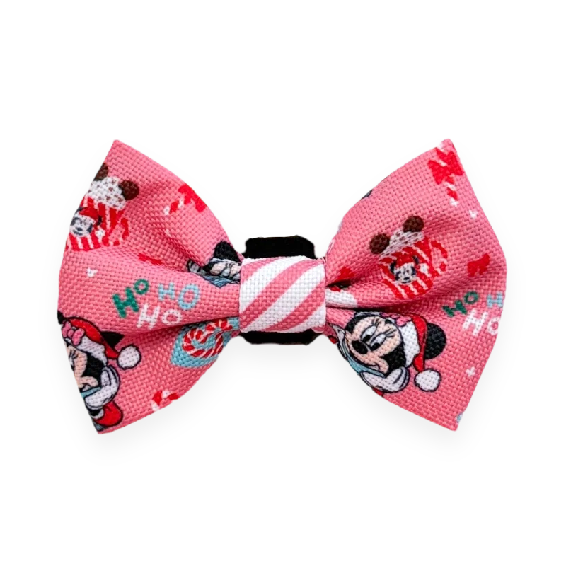 high-quality men's neckties-Disney© Bow Tie -  Minnie's Christmas