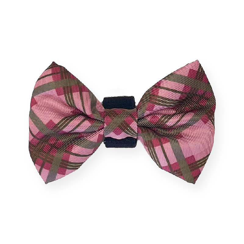 stylish necktie packs for men-Bow Tie - Mulberry Plaid