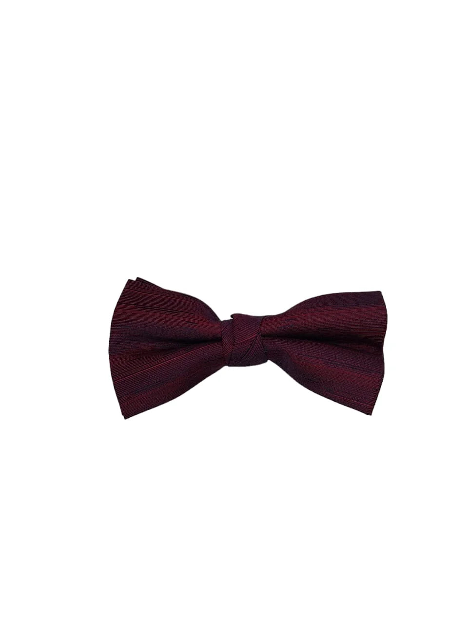 classic silk necktie patterns-Burgundy Geometric Elegance Bow Tie