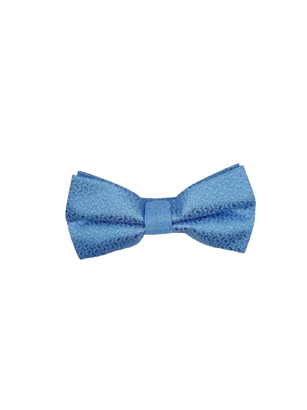 solid color neckties for business-Cobalt Geometric Style Bow Tie