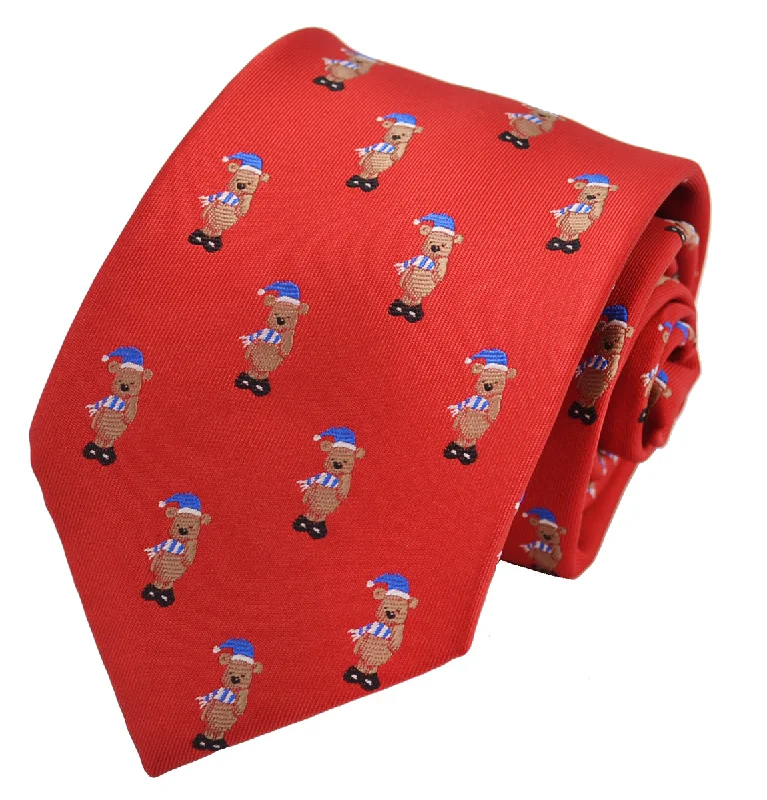 unique necktie combinations for men-Holiday Bear