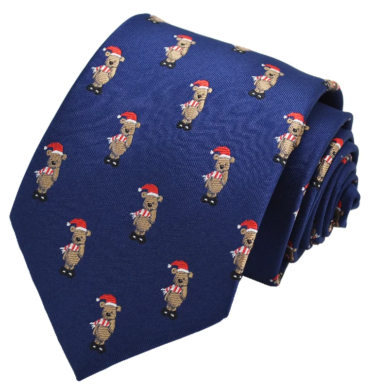 affordable luxury necktie options-Holiday Bear