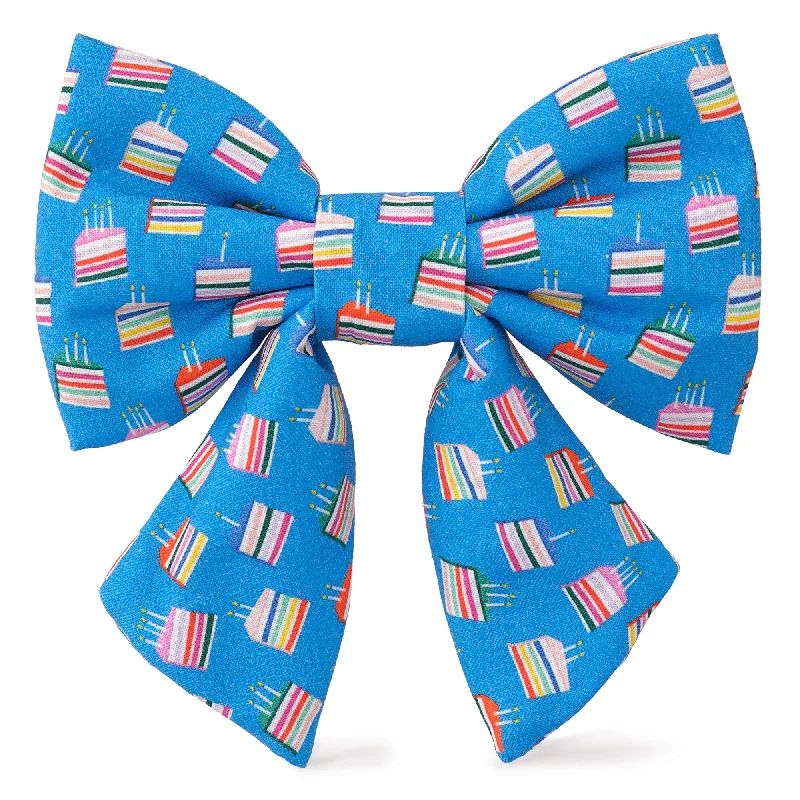 men's silk necktie sets for business-Make A Wish Lady Dog Bow