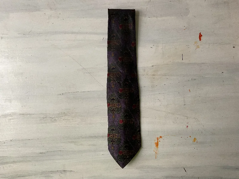 luxurious silk ties for business-Moschino Cravatte tie