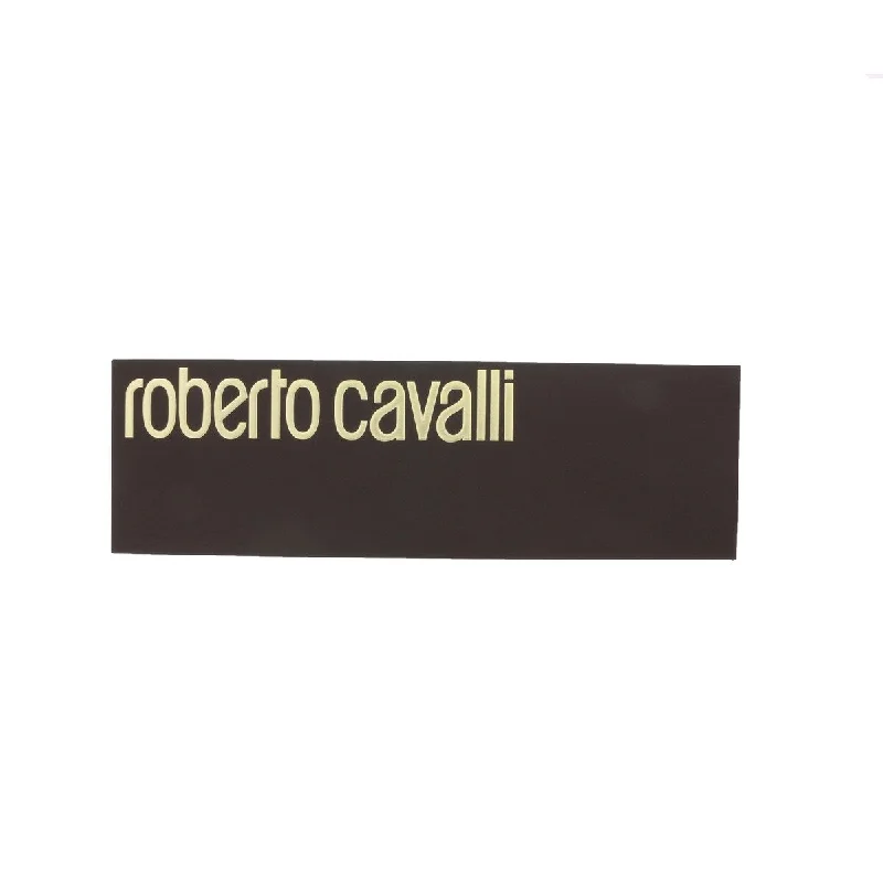 men's business bow ties-Roberto Cavalli ESZ047 02000 Red Regimental Stripe Tie for Mens