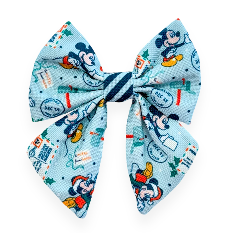 elegant designer neckties-Disney© Sailor Bow - Santas Mickey Mail