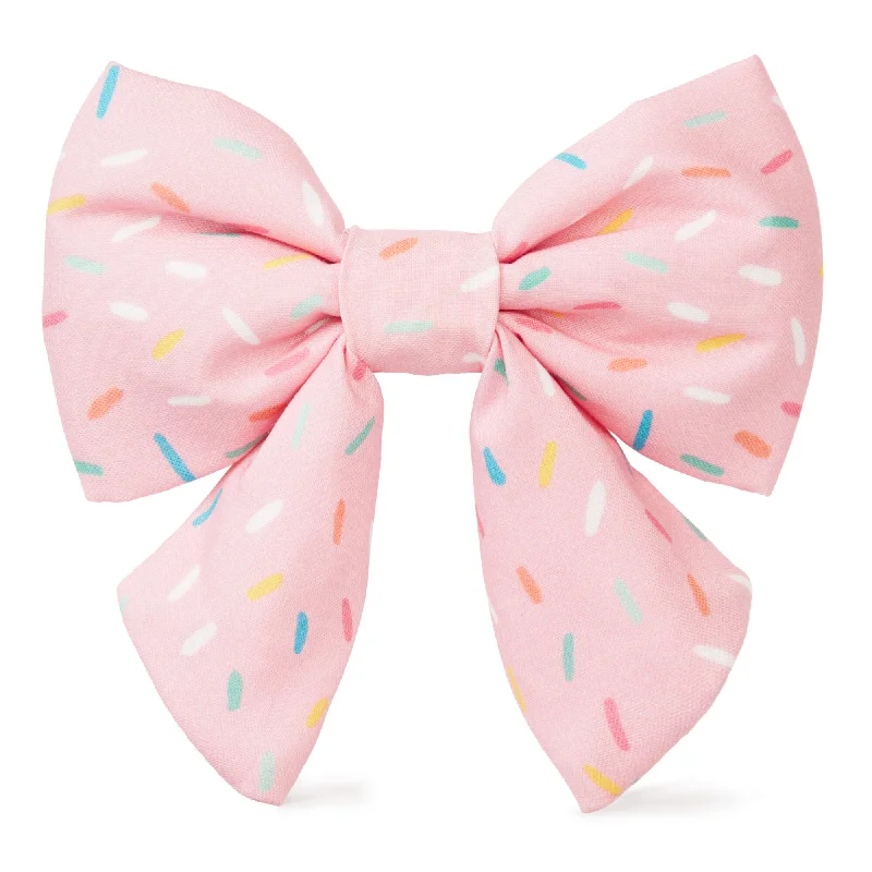 luxury designer bow ties-Sprinkles Lady Dog Bow