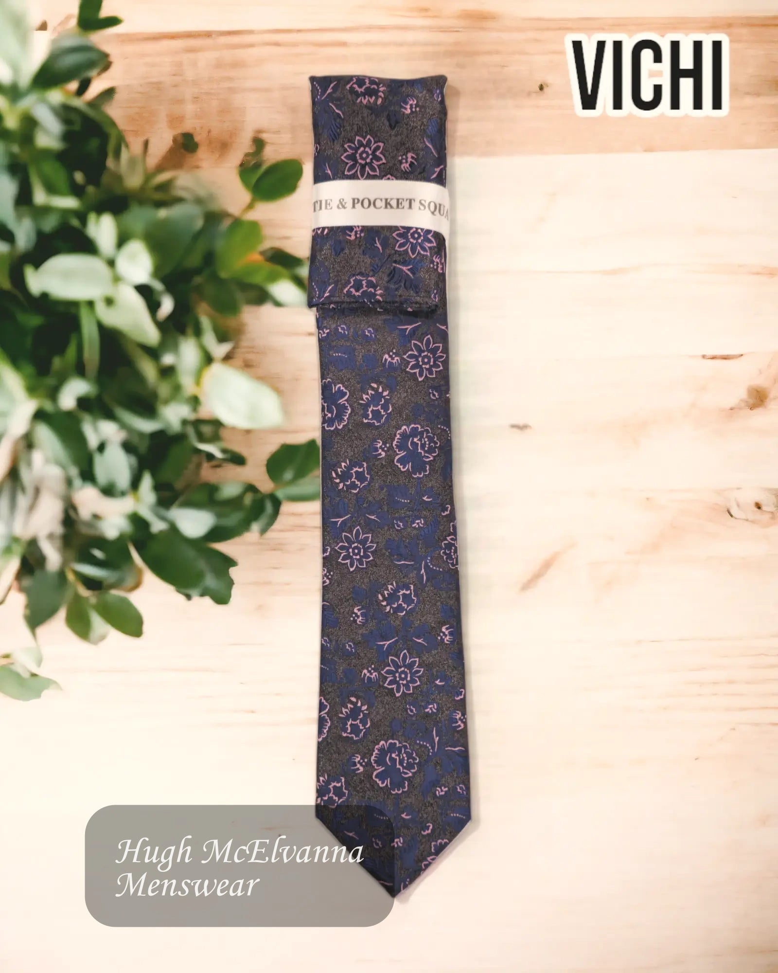 best quality business neckties-Vichi Tie - Green/Navy/Pink - F82A