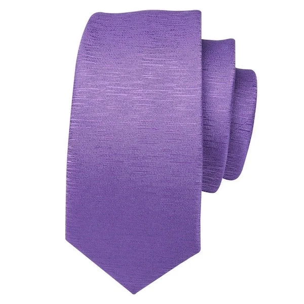 elegant silk ties for interviews-Classy Men Violet Noise Silk Necktie