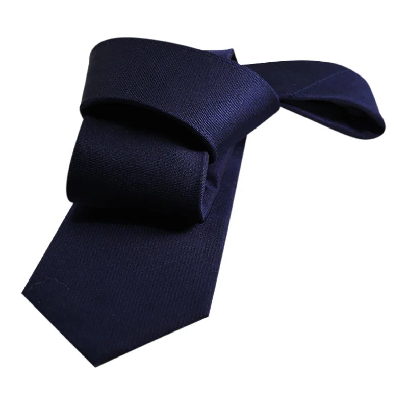 colorful silk ties for men-Winsted Blue Silk Tie