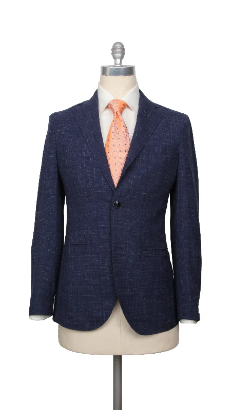 Men's summer formal suits -Barba Napoli Blue Suit