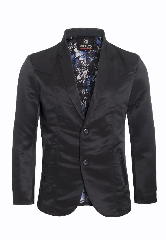 Men's summer business tuxedo -Men's sport  Blazer, Black  9005