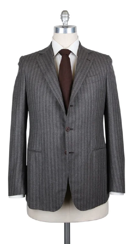 Men's elegant office tuxedo -Borrelli Gray Suit