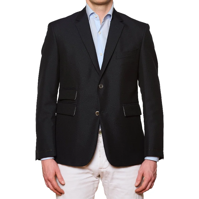 Men's office wedding tuxedo -Brooks Brothers BLACK FLEECE by Thom Browne Navy Blazer Jacket US 40 3 NEW