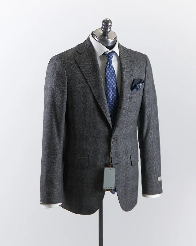 Men's custom tailored office suit -Impeccabile 'Milano' Tailored Fit Super 130's Herringbone Check Suit