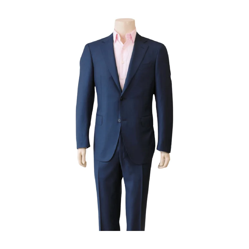 Men's luxury business tuxedo -Canali Suit in Blue Wool