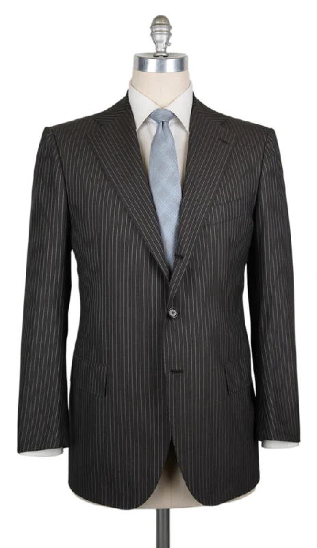 Men's blue formal tuxedo -Cesare Attolini Dark Brown Suit