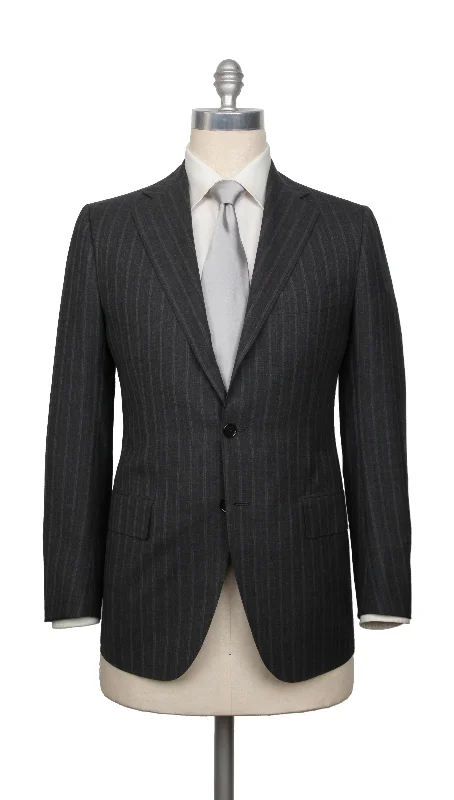 Men’s high-end formal dinner suit -Cesare Attolini Dark Gray Suit