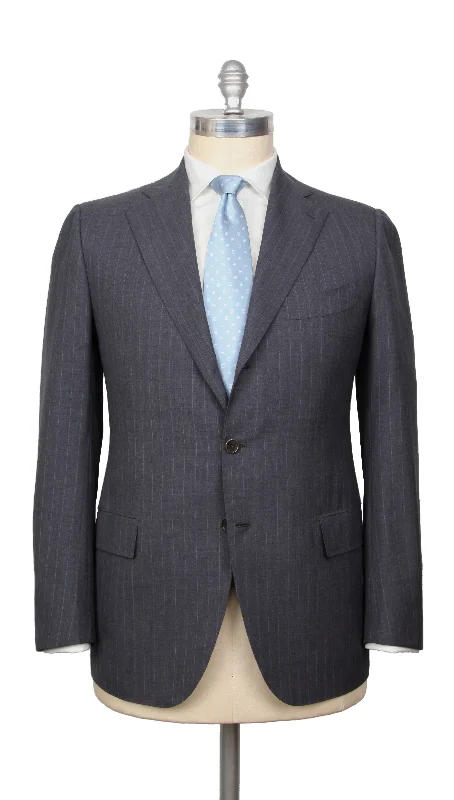 Men’s wool blend formal tuxedo -Cesare Attolini Gray Suit