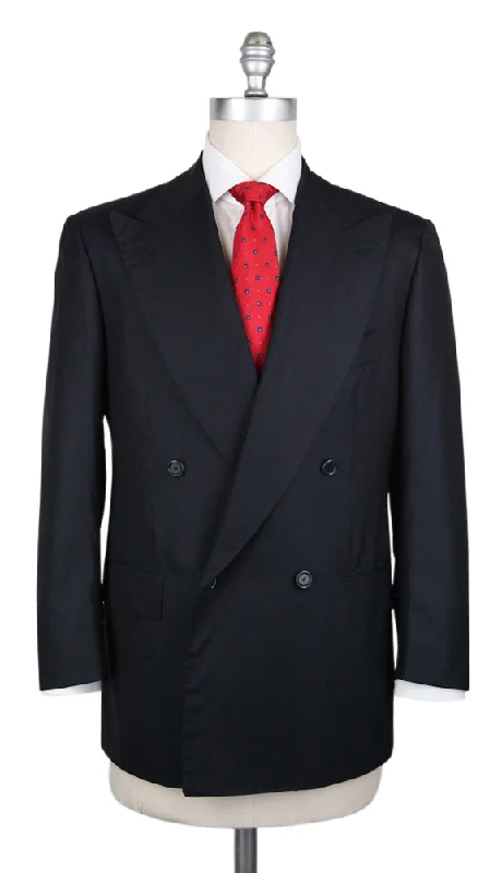 Men's custom formal tuxedo -Cesare Attolini Midnight Navy Blue Suit