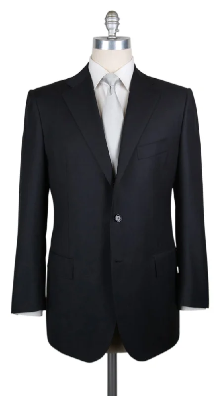 Best tailored suits for men -Cesare Attolini Midnight Navy Blue Suit