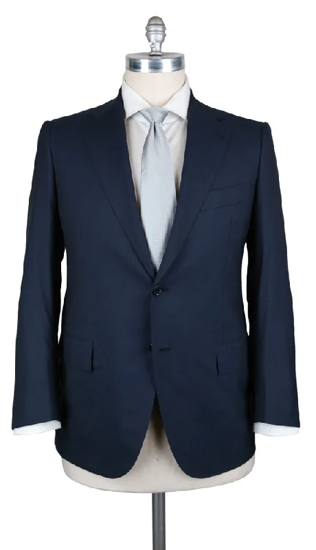 Men’s lightweight formal suit -Cesare Attolini Navy Blue Suit