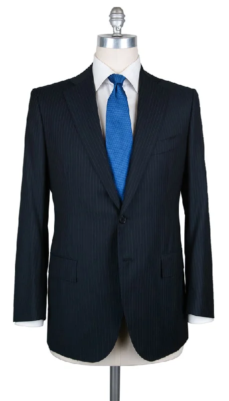 Best men's tuxedo for dinner -Cesare Attolini Navy Blue Suit