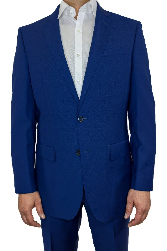 Men's tailored dinner tuxedo jacket -Tiglio Lux Slim Fit Suit French Blue