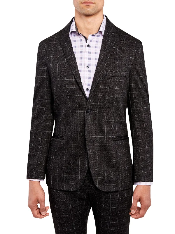 Men's luxury tuxedo set -Khat Texture Knit Blazer