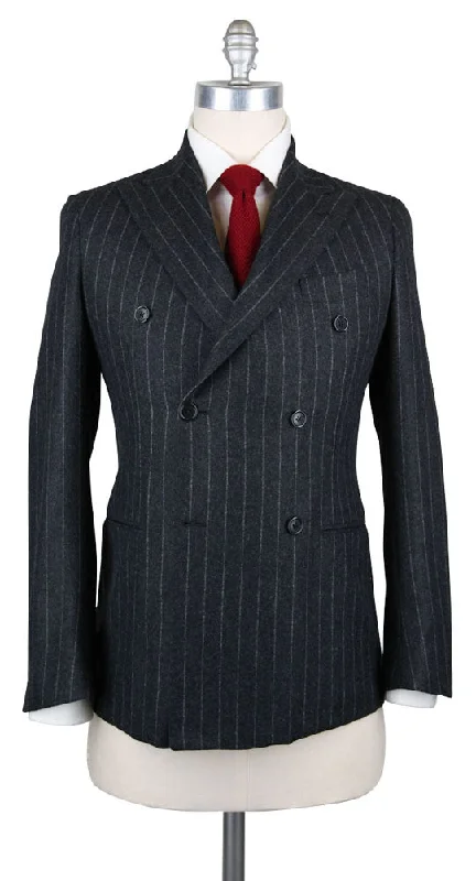 Men's formal grey tuxedo -Luigi Borrelli Charcoal Gray Suit