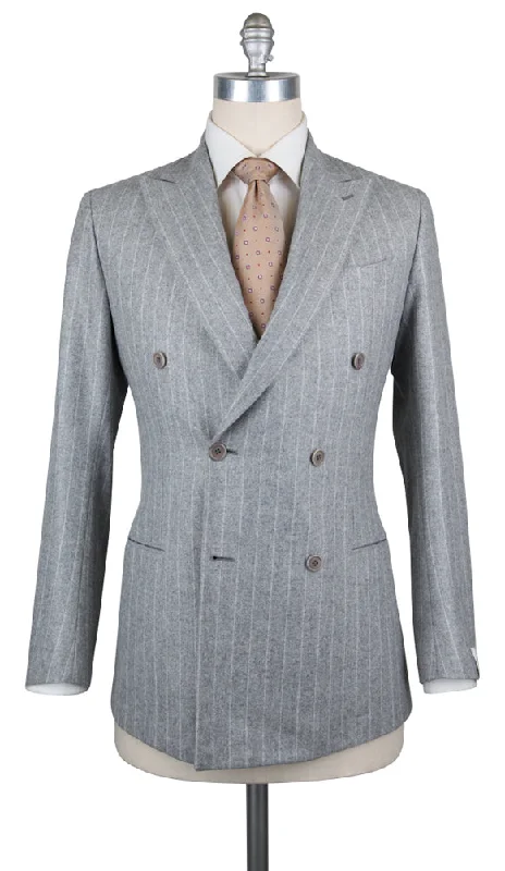 Stylish men's formal tuxedo -Luigi Borrelli Gray Suit