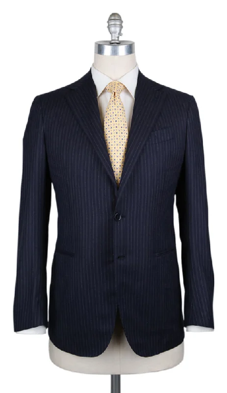 Best wedding tuxedos for groom -Luigi Borrelli Midnight Navy Blue Suit